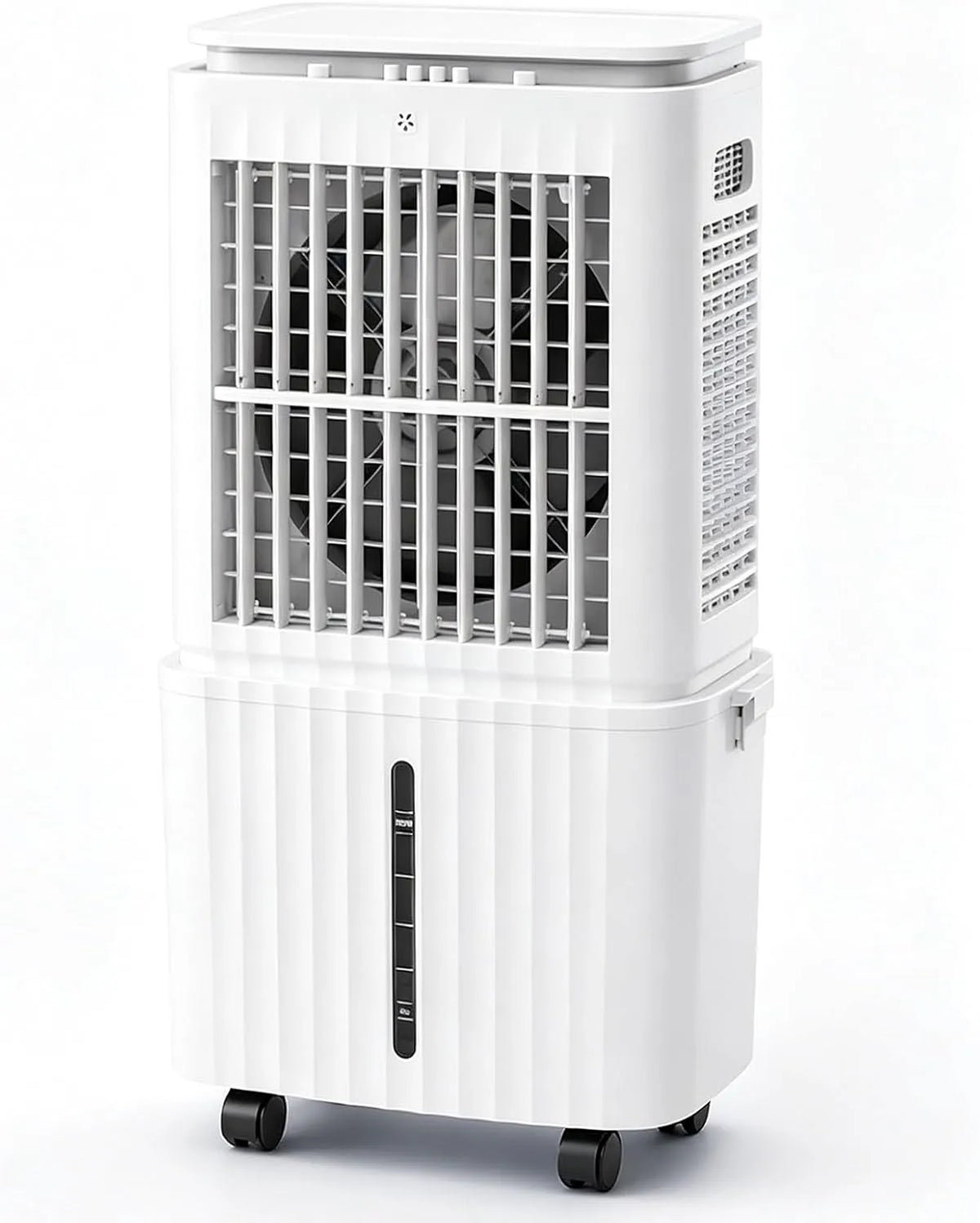 Ventilateur, 32 L, industriel, 3 vitesses, oscillation, grand réservoir, Diffusion D'Air Longue Distance de 6, Refroidisseur D'air Évaporatif 32L