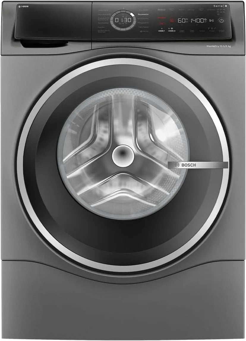 Bosch WNC254AS0 Sèche-linge, 10, 5 kg, vapeur, élimine 16 types de taches, 1400 tr, min, Bosch WNC254AS0 Série 8 Sèche-linge intelligent, lavage 10
