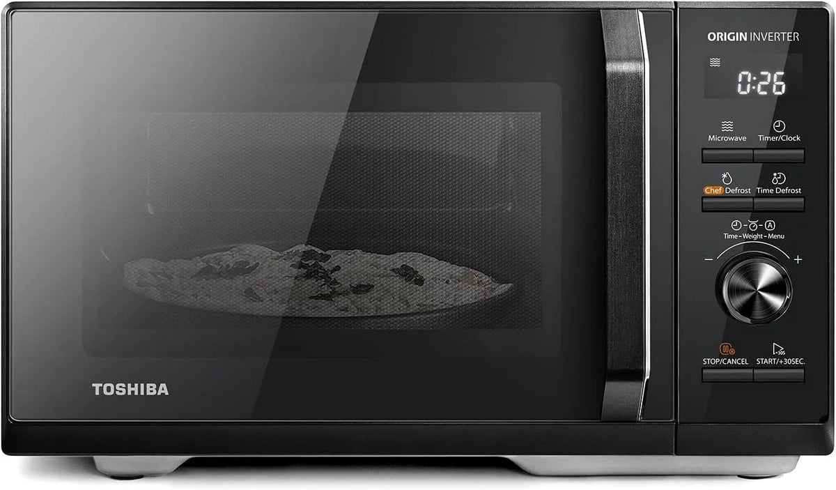 Toshiba MW3-AM25PFI Micro-ondes, 25 L, 900 W, décongélation, four micro-ondes, 10 niveaux de puissance, 7 menus automatiques, Micro-ondes uniquement