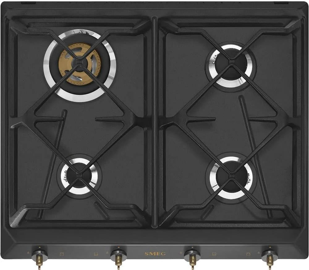 Smeg SRV864AOGH Plaque de cuisson à gaz, table de cuisson à gaz