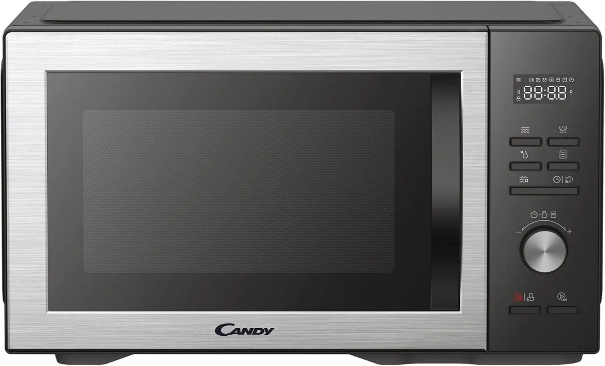 Candy CMGA31EDLB Micro-ondes, 31 L, 1000 W, gril, décongélation, four micro-ondes, noir, Grande Capacité 31L, Recettes Automatiques, Nettoyage Auto