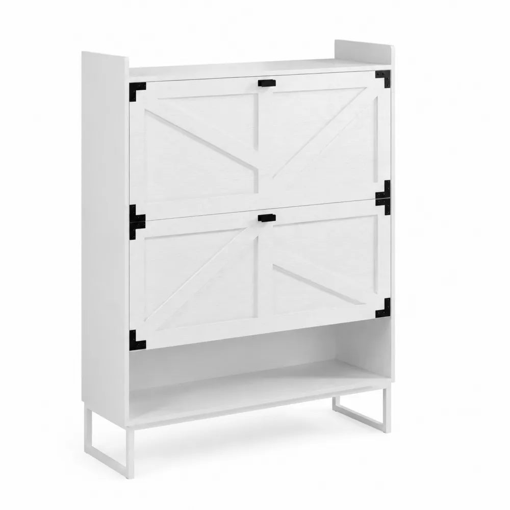 Armoire de rangement verticale en bois Blanc 160x80x40 cm