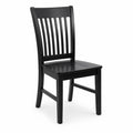 Chaise en bois noir