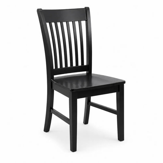 Chaise en bois noir