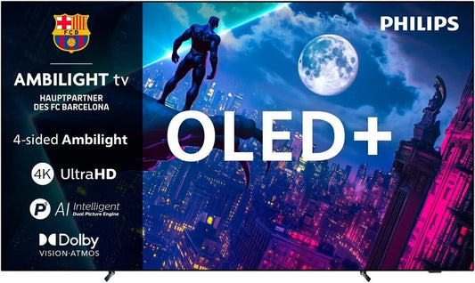 Philips 65OLED950 Smart TV, 65 pouces, téléviseur, 4K UHD, dalle IPS, Dolby Vision & Atmos, Ambilight 4 côtés, 164 cm, 4K UltraHD