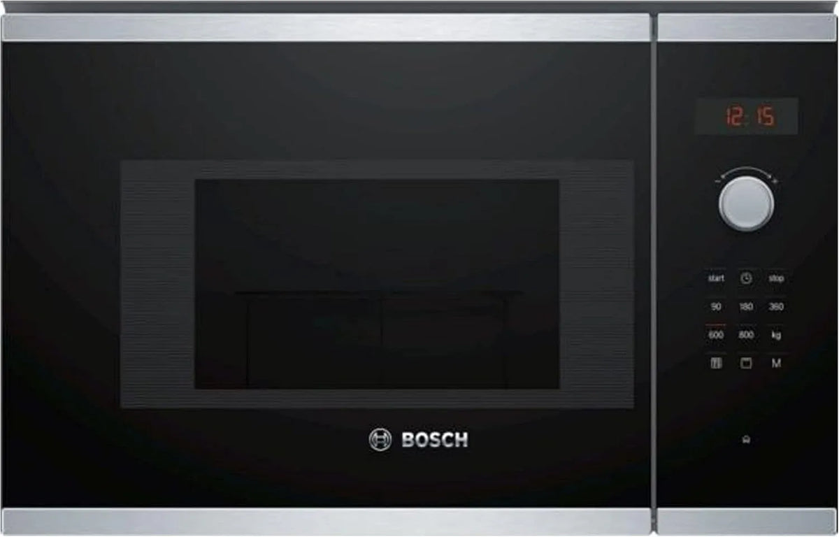 Bosch BEL523MS0 Micro-ondes, 60 x 38 cm, 20 L, acier inoxydable, four micro-ondes, Série 4, 5 puissances