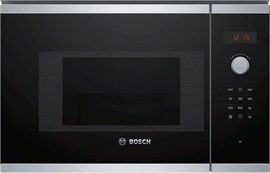 Bosch BEL523MS0 Micro-ondes, 60 x 38 cm, 20 L, acier inoxydable, four micro-ondes, Série 4, 5 puissances