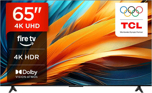 TCL 65PF650 Airplay2 Smart TV, 65 pouces, téléviseur, 4K UHD, HDR, son Dolby, HDR 10, Dolby Atmos, Dolby Vision, DTS, Smart LED Fire TV, Alexa intégré