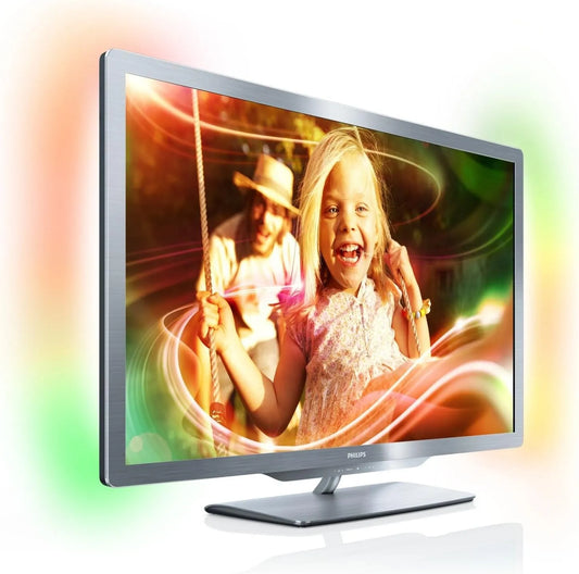 Philips 42PFL7606K/02 Smart TV, 42 pouces, 400 Hz, téléviseur, éclairage LED, effet 3D, Full HD, dalle IPS, écran LCD, gris, 107 cm, Import Allemagne