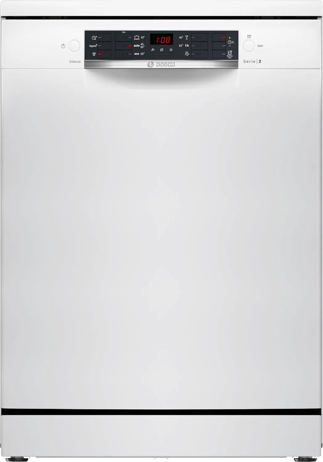 Bosch SMS26AW01F Lave-vaisselle, 60 cm, pose libre, blanc, Série 2