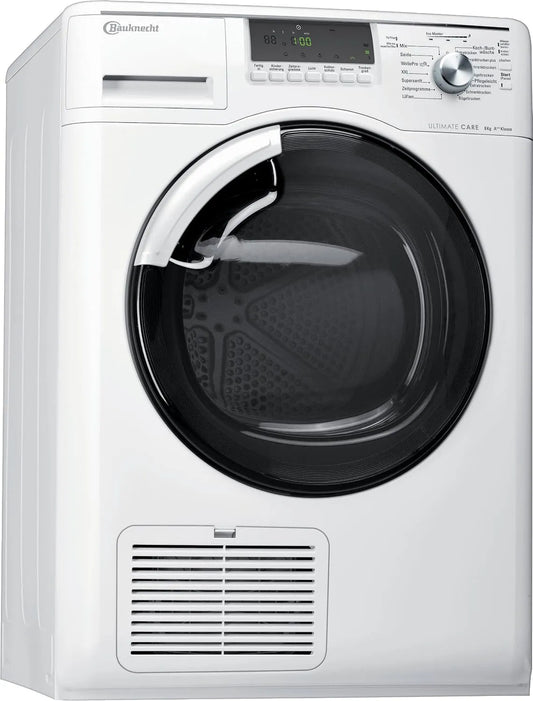 Bauknecht 84A Sèche-linge, 8 kg, EcoMonitor, Bauknecht TK PRO 84A++ Sèche-linge à pompe à chaleur, tambour UltimateCare