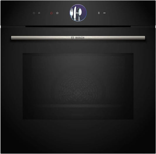 Bosch Serie 8 HMG7361B1 Micro-ondes, 67 L, 800 W, encastrable, four micro-ondes, noir, Bosch HMG7361B1 Serie 8 Einbau-Backofen mit Mikrowellenfunktion