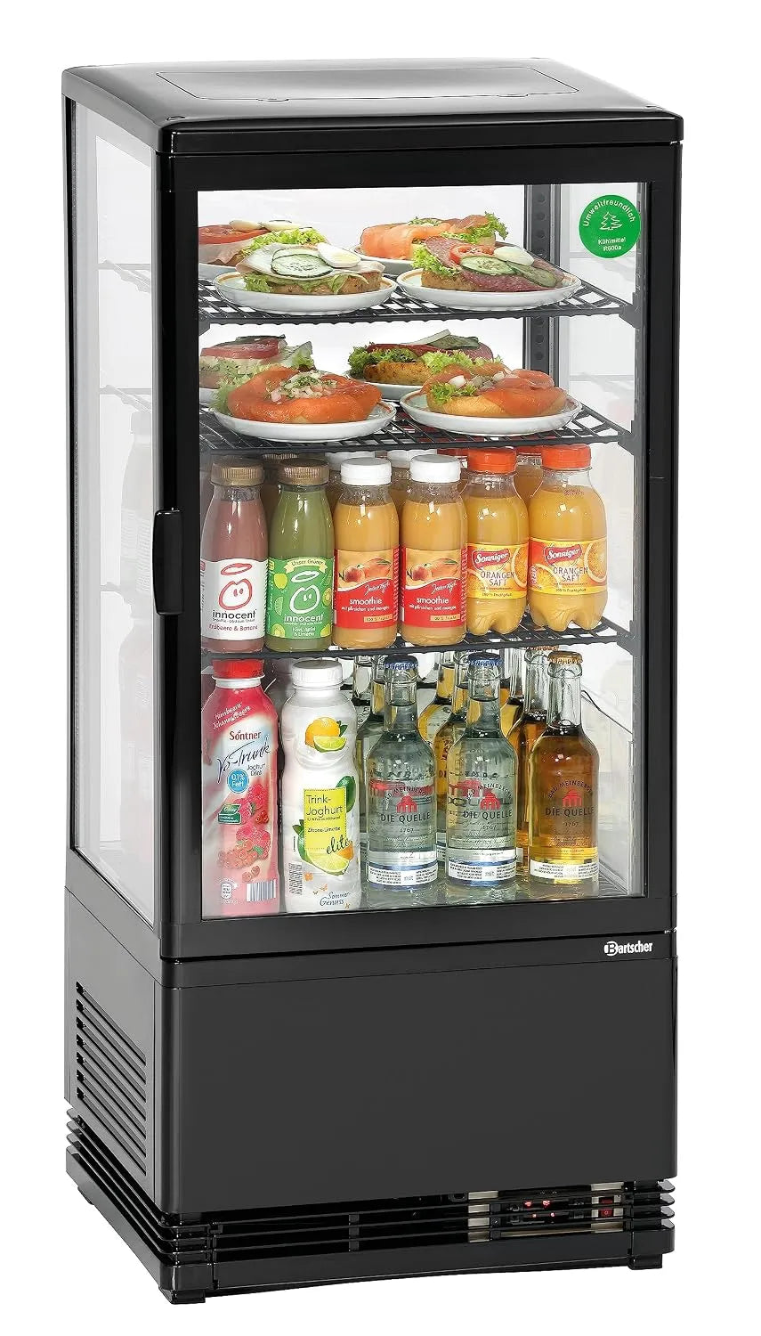 Vitrine réfrigérée, 98 L, Bartscher, 78 L, 78 ou 98 litres - - 78 L