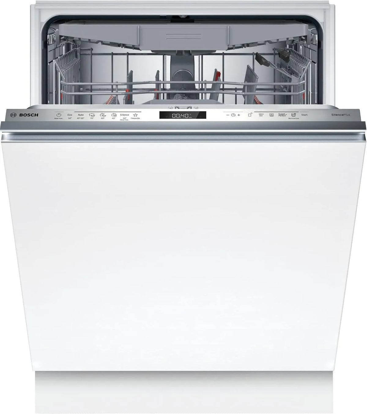Bosch Lave-vaisselle, 60 cm, hygiène, Home Connect, tout intégrable, Smart Start, série 6, entièrement intégré, fabriqué en Allemagne, bac à couverts
