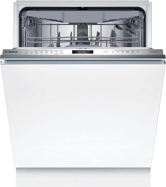 Bosch Lave-vaisselle, 60 cm, hygiène, Home Connect, tout intégrable, Smart Start, série 6, entièrement intégré, fabriqué en Allemagne, bac à couverts