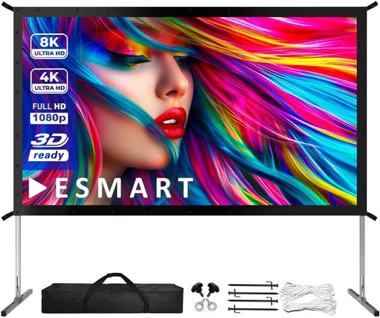 Vidéoprojecteur, 135 pouces, 300 x 168 cm, extérieur, écran LCD, professionnel, projecteur vidéo, 16:9, Écran de Projection de projecteur de cinéma